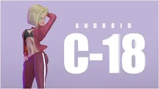 Android 18   Blender  Sculpting Time #blender