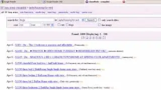 Keeping track of Craigslist searches with Google Reader
