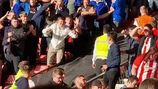 Everton fans send off to southampton fans !!