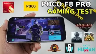 POCO F8 PRO: Gaming TEST | ARK, Rainbow Six Mobile, Arena BreakOut, Diablo y otros