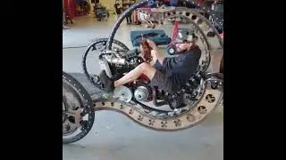 Steampunk Gyroscopic Motorcycle