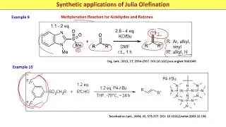 Part 2| Examples of Julia, Modified Julia, Julia-Kociensky| Named reactions| IIT-JAM, GATE, CSIR-NET