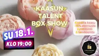 Talent Box Show Live &ndash; Sunday 7PM (Finnish Time) 🎤🔥