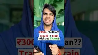 FREE Travel In AC Train Without Ticket #youtubeshorts #shorts #shortsvideo #train #travel