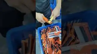 Microduct scissors cut wood#scissors #micro #tube #factory #wholesale #quality