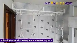 Climbing Wall with Safety Mat &ndash; 2 panels-Type 2