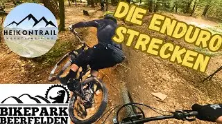 Jetzt geht's auf die Enduro Strecken in Beerfelden | Bikepark Beerfelden | Komplette Trail | Raw Run