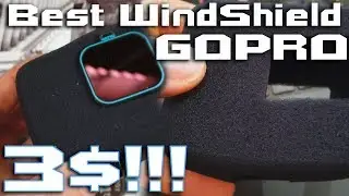 Sponge Windshield for Gopro 5/6/7  Better than DeadCat and only 3$ 💘🚀👍