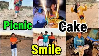 Fun night Dubai Cake & Picnic🎂Family Time Dubai Style😍Chilling in Dubai With Super Smart Mom Family