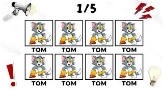 Say The Odd Word On Beat Challenge 13 | Level 1-5| TOM & JERRY EDITION