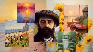 Relaxing Music with Claude Monet Inspired Digital Art | Impressionist Jazz & Calming Ambience