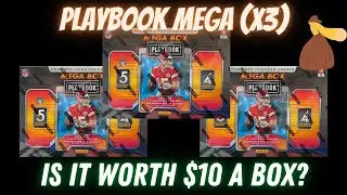 2021 Panini Playbook Football Mega box (X3). Any Good?