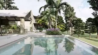 Luxury Pool, entertainment and landscaping design, build ready.