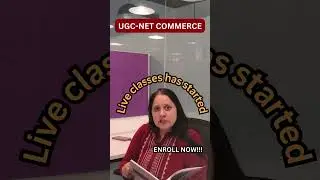 Live classes for UGC NET Commerce with HUMAN PERITUS  #shorts