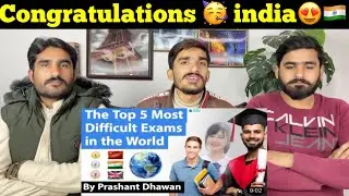 Top 5 Toughest Exams in the World | Where do India's IIT and UPSC exam stand? |PAKISTAN REACTION
