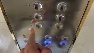 Awesome and luxery electra traction elevator @ jerusalem of gold building in jerusalem (car park)