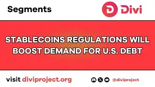 Divi Segments - Stablecoins Regulations Will Boost Demand For U.S. Debt