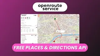 Openrouteservice: Free Open Source Geo-services API