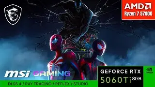Marvel&rsquo;s Spider-Man 2 : RTX 5060 Ti 8GB | DLSS 4 FG High Settings | 1440pᴴᴰ