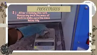 TUTORIAL OF SLAKE DURABILITY INDEX TEST BY GROUP 2 ENGINEERING GEOLOGY SECTION 5