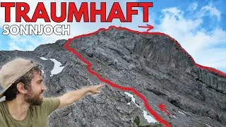 Fantastische Bergtour im Karwendel - Sonnjoch -  ausgesetzt aber markiert - T4, I