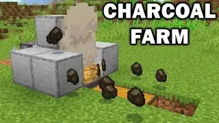 Easy Semi-Automatic Coal Farm in Minecraft