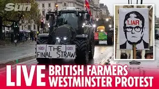 Farmers protest outside Parliament