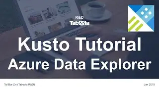 Kusto Tutorial &ndash; Azure Data Explorer (English)