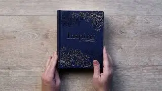 Inspire Bible NLT, Filament Enabled | LeatherLike Hardcover, Navy #biblejournaling