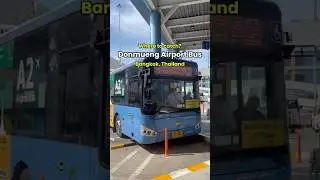 Where to catch Donmueng Airport Bus #bangkok #bangkokairport