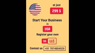Register USA LLC at just 299 $ #usa #usallc #usacompany #llc