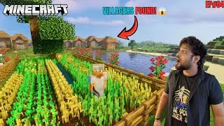 Minecraft EP4 &ndash; Villagers Mil Gaye! 😱 NEW Base + Farm & Animal Ranch Setup 🔥