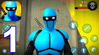 Blue Ninja : Superhero Game - Gameplay Walkthrough Part 1 Boss Fight (Android,iOS) #1