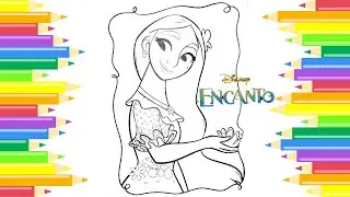 Isabela Madrigal from Encanto Colouring