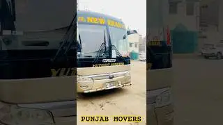 New Khan Yutong at General Bus Stand Lahore | Punjab Movers Route | Luxury Bus Arrival