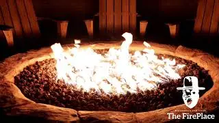 The Firepit - 4k Fireplace with Crackling Fire Sounds (15 Minute) Stress Relief