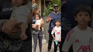 #manchulakshmi with #manchumanoj daughter and son snapped at cafe | FilmyTime