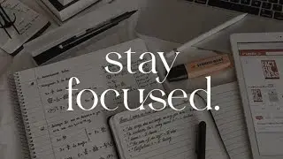 1-HOUR study with me 📖 /pomodoro 25 -5 /Relaxing rain sound 🌧️