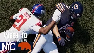 Giants vs. Bears | 2025-26 Season Week 10 | Madden NFL 26 Simulation