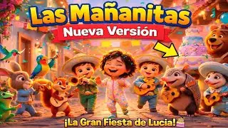 Birthday Party Song 🎂 Las Ma&ntilde;anitas with Dancing Animals