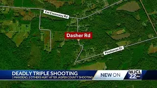 Three shot, one dead in Jasper County early morning shooting