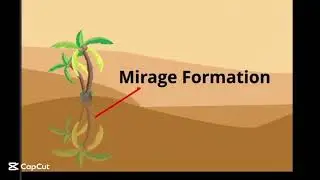 Mirage formation| How reflection is formed| Total internal reflection