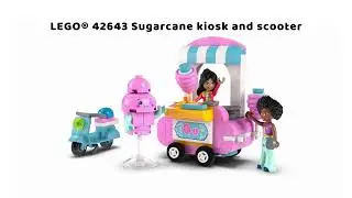 LEGO&reg; 42643 Sugarcane kiosk and scooter
