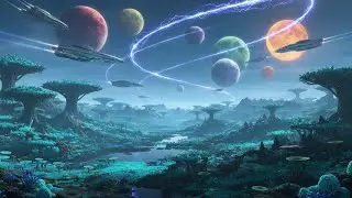 Dark Space Ambient ✨ Deep Cosmic Journey to the Valley of a Thousand Moons