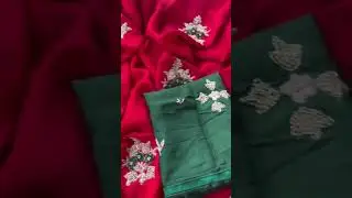 Delhi Designer Muga Silk Saree with Handwork (Zarkan & Zardosi) #pooja