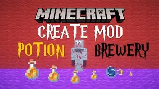 Minecraft: Create Mod 0.5 Potion Factory