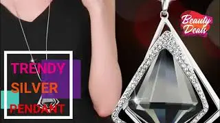 🆕pendant Necklace Silver Long Chain Necklace Silver Necklace For Women Video