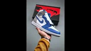 Air Jordan 1 High OG True Blue/White-Cement Grey DZ5485-410 For Sale