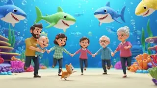 Малыш Мяу 🐱🎵 Семейный танец 3D | Мама Мяу, Папа Мяу, Бабушка и Дедушка | Детская песня #kidssong