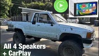 CarPlay and speakers •1987 Toyota pickup